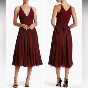 Dress the Population Alicia Lace Hem dress